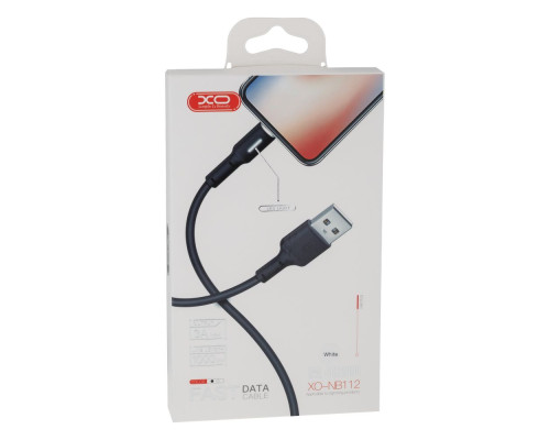 Кабель USB XO NB112 Lightning Колір Бiлий