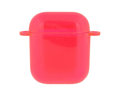 Футляр для навушників AirPods 1/2 Neon Color Колір 7, Hot Pink