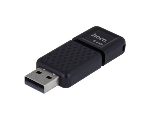 USB флеш-накопичувач Hoco UD6 USB 2.0 64GB Колір Чорний