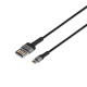 Кабель Baseus USB to Lightning 1.5A 2m CALKLF-H Колір Сіро-Чорний, G1