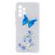 Чохол TPU Ultra-thin Shine with Frame для Samsung A52 4G Колір 3, White Butterfly