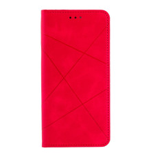 Чохол книжка Business Leather для Xiaomi Redmi Note 10S Колір Crimson 2020000266488