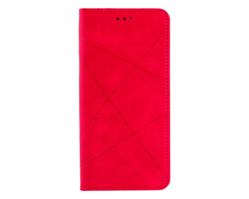 Чохол книжка Business Leather для Xiaomi Redmi Note 10S Колір Crimson 2020000266488