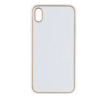 Чохол Leather Gold with Frame without Logo для iPhone Xr Колір 13, White 2020000265078