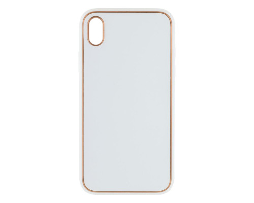 Чохол Leather Gold with Frame without Logo для iPhone Xr Колір 13, White 2020000265078