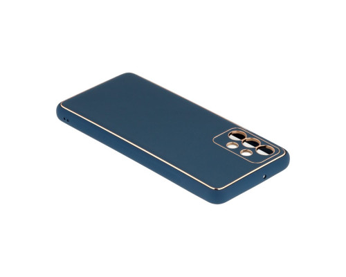 Чохол Leather Gold with Frame without Logo для Samsung A32 4G Колір 1, Red