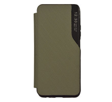 Чохол книжка Business Fabric для Xiaomi Mi 11 Lite Колір 8, Green 2020000279822