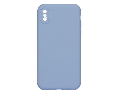 Чохол Silicone Case Full Camera no logo для iPhone X/Xs Колір 21, Sea blue