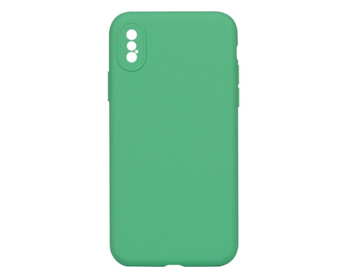 Чохол Silicone Case Full Camera no logo для iPhone X/Xs Колір 21, Sea blue