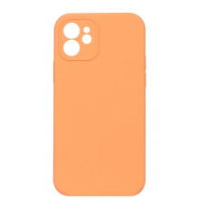 Чохол Silicone Case Full Camera no logo для iPhone 12 Колір 49, Papaya 2020000291701