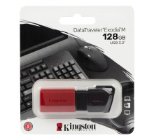 USB флеш-накопичувач Kingston DT Exodia M 128gb 3.2 Колір Чорно-Червоний
