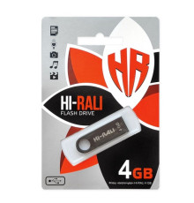 USB флеш-накопичувач Hi-Rali Shuttle 4gb Колір Чёрный