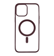 Чохол TPU Color with Magsafe для iPhone 12 Pro Max Колір 07, Bordo 2020000326199