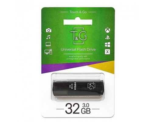 USB флеш-накопичувач 3.0 T&G 32gb Vega 121 Колір Чорний