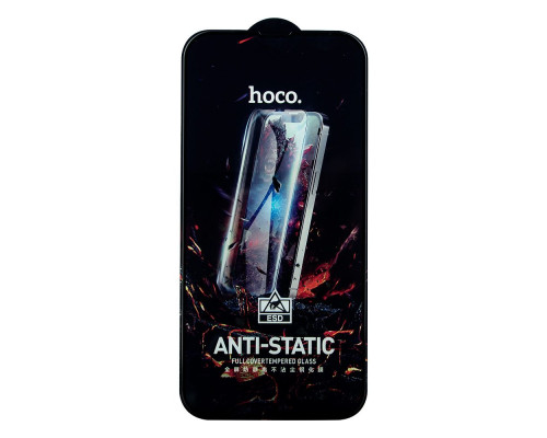 ПОШТУЧНО Захисне скло Hoco G10 HD Anti-static for Apple Iphone 13 Pro Max/14 Plus Колір Чорний