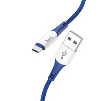 Кабель USB Hoco X70 Ferry Micro 2.4A Колір Синiй 6931474760470