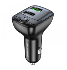 FM-трансмітер Borofone BC41 Eminency QC3.0 Car BT FM transmitter Колір Чорний 6974443382884