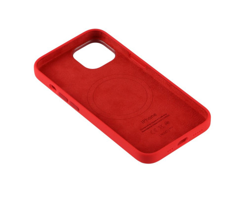 Чохол Original Silicone+MagSafe для iPhone 14 Колір 3, Крейдовий Рожевий