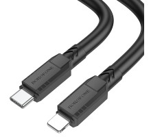 Кабель USB Borofone BX81 PD Type-C to Lightning Колір Чорний 6974443386035