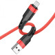 Кабель USB Borofone BU35 Micro 1,2m Колір Чорний