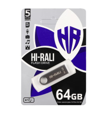 USB флеш-накопичувач Hi-Rali Shuttle 64gb Колір Чорний 4711472587154