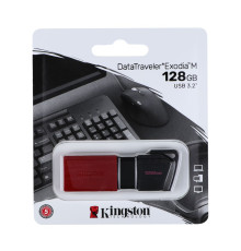 USB флеш-накопичувач Kingston DT Exodia M 128gb 3.2 Колір Чорно-Червоний 740617326376 ma28830_2238085