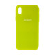 Чохол Silicone Case Full Size (AA) для iPhone Xr Колір 49.Papaya 2020000152835