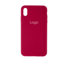 Чохол Silicone Case Full Size (AA) для iPhone Xs Max Колір 63.Garnet 2020000234890