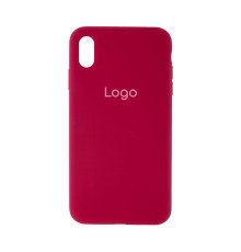 Чохол Silicone Case Full Size (AA) для iPhone Xs Max Колір 63.Garnet 2020000234890