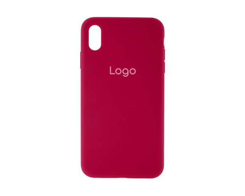 Чохол Silicone Case Full Size (AA) для iPhone Xs Max Колір 63.Garnet 2020000234890