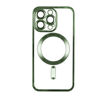 Чохол TPU Metallic Full Camera with Magsafe для Iphone 13 Pro Колір Green 2020000342571