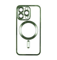 Чохол TPU Metallic Full Camera with Magsafe для iPhone 13 Pro Колір Green 2020000342571