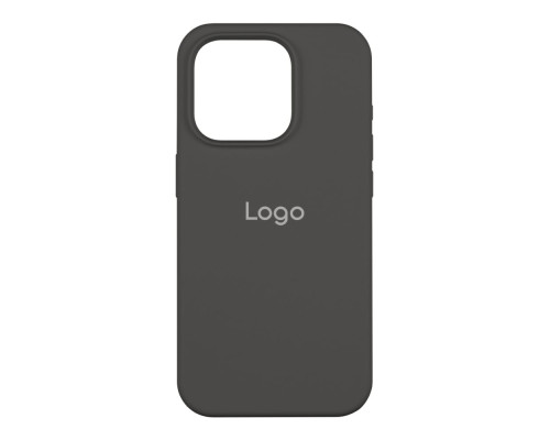 Чохол Silicone Case Full Size (AA) для iPhone 14 Pro Колір 15.Dark grey 2020000309307