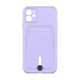 Чохол TPU Colorfull Pocket Card для iPhone 11 Колір 39.Elegant purple