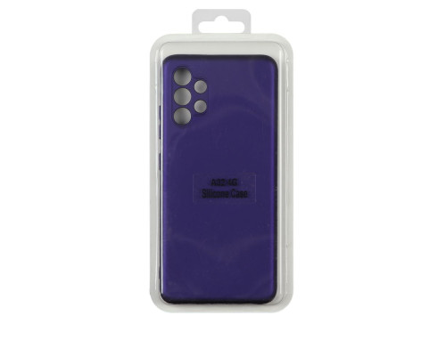 Чохол Silicone Cover Full Camera (A) для Samsung Galaxy A32 (A325F) 4G Колір 05.Lilac