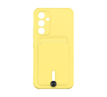 Чохол TPU Colorfull Pocket Card для Samsung Galaxy A54 5G Колір 04.Yellow 2020000358060