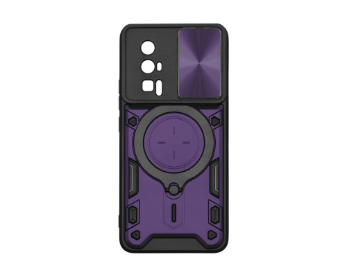 Чохол TPU+PC CamCap Armor with Ring для Xiaomi Poco F5 Pro Колір Purple 2020000361657