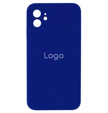 Чохол Silicone Case Full Size with Frame для iPhone 12 Колір 70.Deep Navy 2020000350231