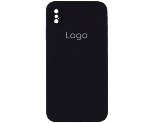 Чохол Silicone Case Square Full Camera для iPhone Xs Max Колір 18.Black 2020000347699