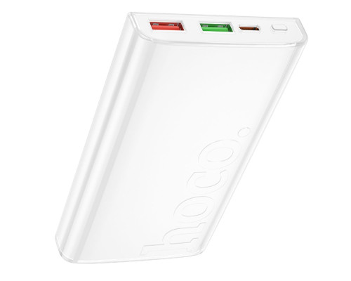 Універсальна Мобільна Батарея Power Bank Hoco Q22 Taurus 22.5W+PD20W magnetic digital display 10000mAh Колір Бiлий 6942007612159