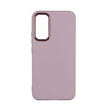 Чохол Silicone Cover Metal frame (AA) для Samsung Galaxy A34 5G (A346) Колір 19.Pink sand 2020000365594