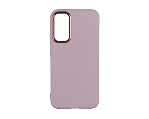 Чохол Silicone Cover Metal frame (AA) для Samsung Galaxy A34 5G (A346) Колір 19.Pink sand 2020000365594