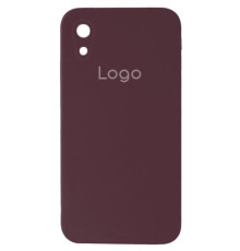 Чохол Silicone Case Square Full Camera для iPhone Xr Колір 42.Maroon 2020000348016