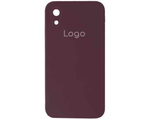 Чохол Silicone Case Square Full Camera для iPhone Xr Колір 42.Maroon 2020000348016