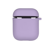 Чохол Silicone Case with microfibra для Airpods 1/2 Колір 39.Elegant purple 2020000367949