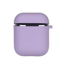 Чохол Silicone Case with microfibra для Airpods 1/2 Колір 39.Elegant purple 2020000367949