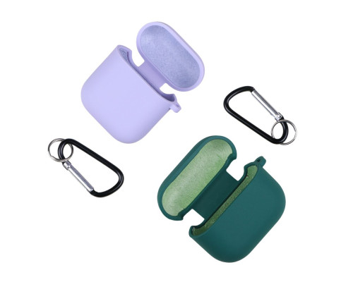 Футляр Silicone Case with microfibra для Airpods 3 Колір 40.Shiny Green 2020000447436