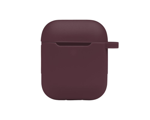 Чохол Silicone Case with hook для Airpods 1/2 Колір 42.Maroon 2020000369028