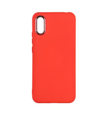 Чохол Silicone Cover Metal frame (AA) для Xiaomi Redmi 9A Колір 14.Red 2020000365136