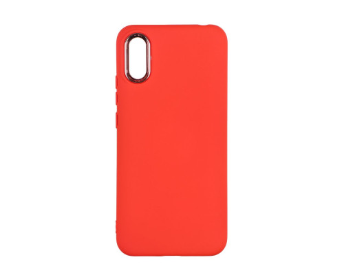 Чохол Silicone Cover Metal frame (AA) для Xiaomi Redmi 9A Колір 14.Red 2020000365136